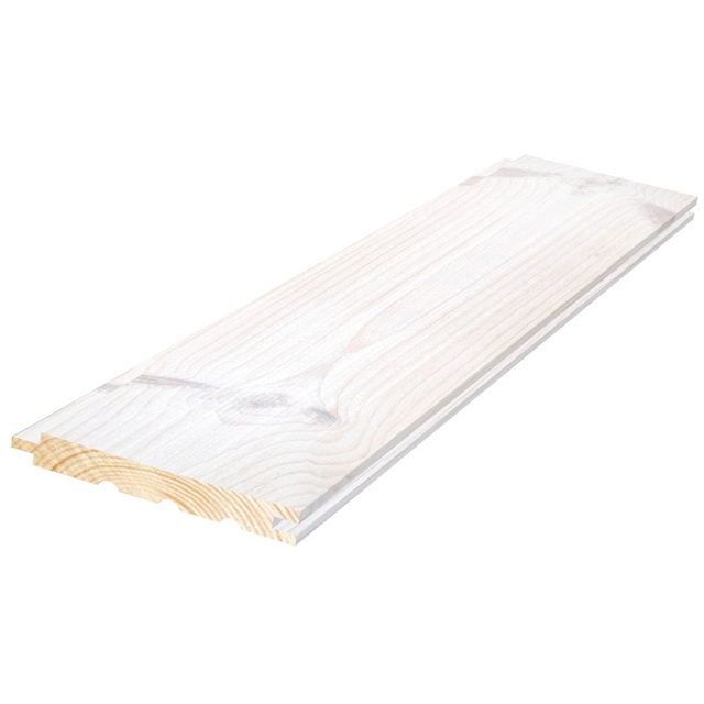 PANEL SJÖBOD SNÖ FURU ÄNDSP 13X120X2700 8ST | Beijerbygg Byggmaterial